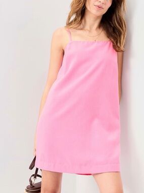 Strappy mini shift dress